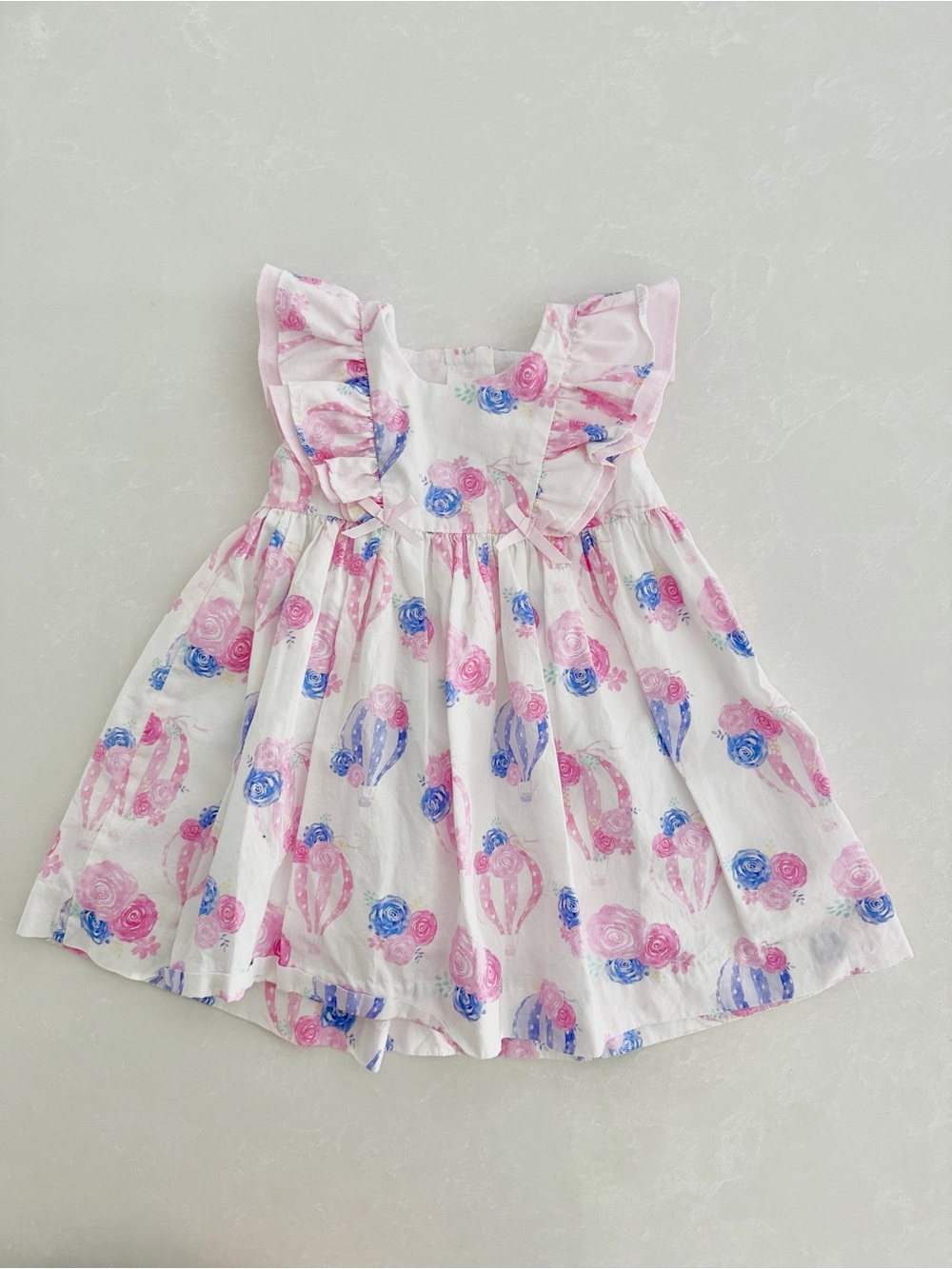 Baby Club Chic Hot Air Balloon Floral Dress | 9–12M